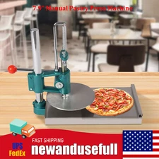 7.9" Manual Pastry Press Machine Commercial Dough Chapati Sheet Pizza Crust Flat