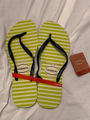 neon yellow sandals size 11