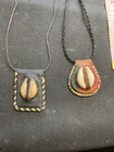 Very Cool Group o Tribal Leather/ Cowry Shell Necklaces From Film Collection — photo 6