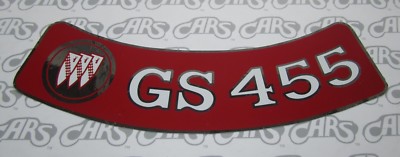 1970-1975 Buick GS 455 Air Cleaner Decal | OEM #1234652 | Skylark