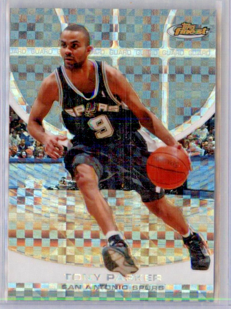 2005-06 Finest X-Fractor Tony Parker #13 158/229 SAN ANTONIO SPURS