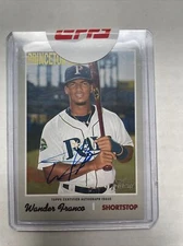 Wander Franco Auto 2019 Topps Heritage Real One Autograph Minors  Sealed Mint