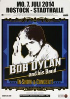 Bob Dylan And His Band - In Concert , Rostock 2014 | Konzertplakat | Poster