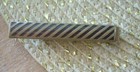 Vtg 40's 50's Gold Tone & RED Tie Clasp Signed SWANK 2.5"L MCMretro Mad Men cool — photo 5