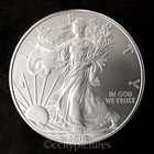 2010 1 oz .999 Fine Silver American Eagle $1 BU Coin from Mint Roll