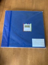 Aimee J Keepsake Album 12x12 Blue Post Bound Scrapbook with 10 Pages/Protectors
