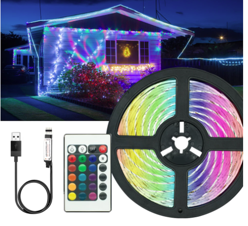 1-5m Battery Operated LED Light Strip Tape Flexible Waterproof White Yelow Multi - Picture 26 of 37