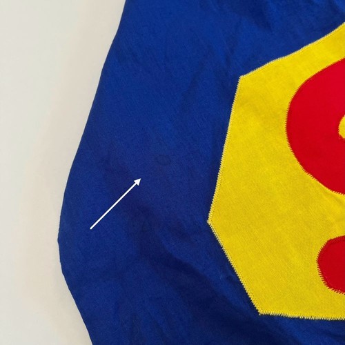 Handcrafted Batman/Superman Reversible Youth Kids Costume Cape, Handmade 358 - Picture 7 of 8