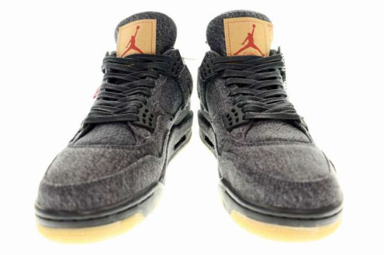 Jordan 4 Retro x Levi's Black Denim 