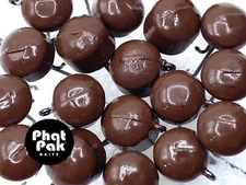 10 Toadstool Ned Rig Jig Heads Shroomz Style VMC Owner Black Nickel Fishing Hook