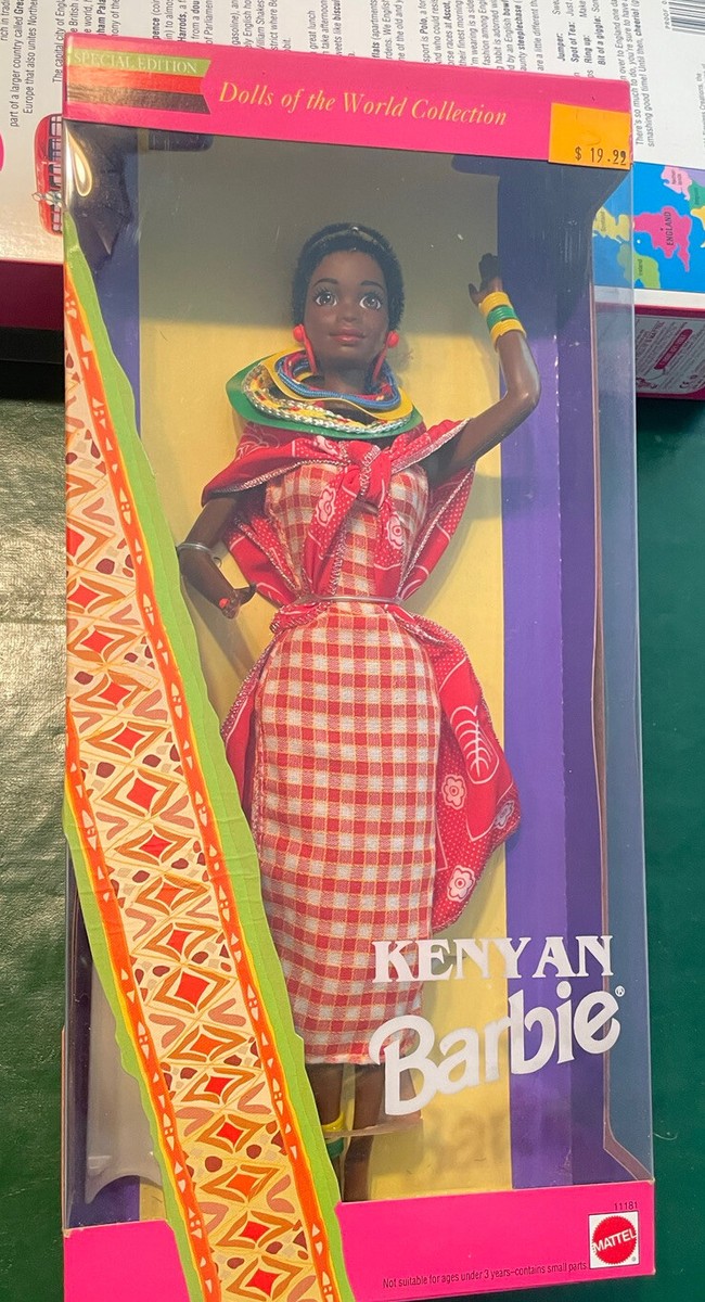Vintage 1993 Rare Mattel “Dolls Of The World Collection” Kenyan