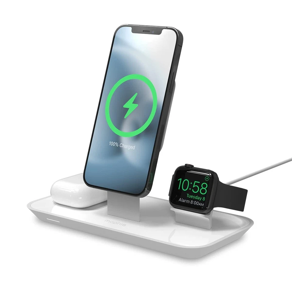 mophie Magsafe Wireless Charge Stand, White (MagSafe charger not included) - Image 2 of 4