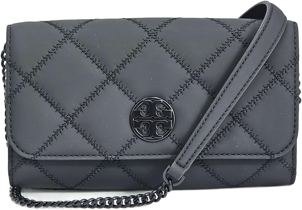TORY BURCH 150059 WILLA MATTE BLACK WITH BLACK HARDWARE TORY BURCH 150059 WILLA MATTE BLACK WITH BLACK HARDWARE