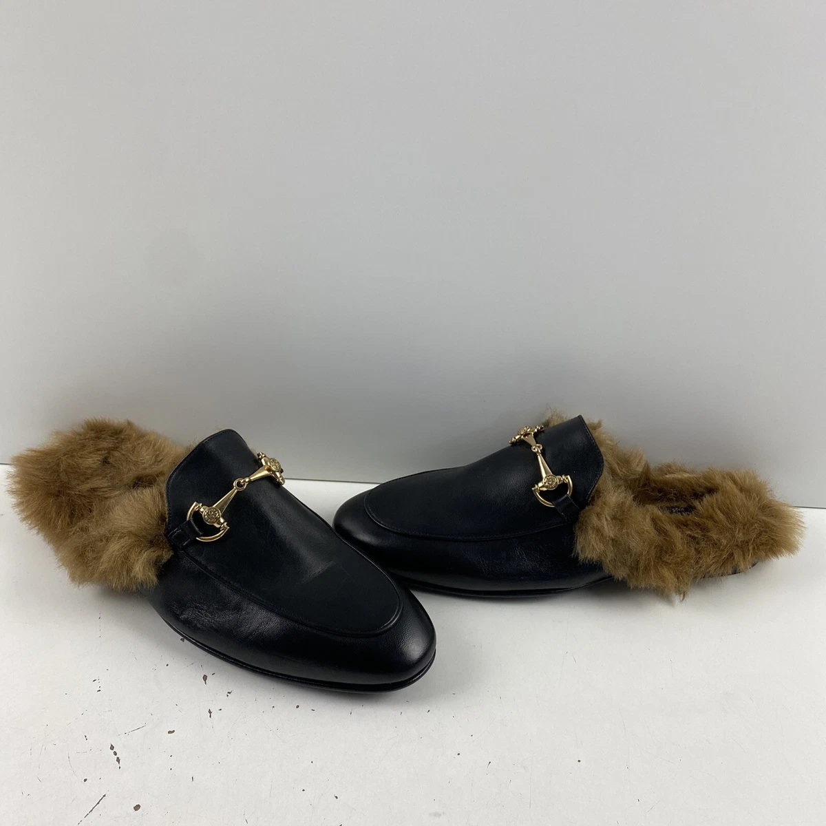 Roberto Cavalli monogram-plaque leather loafers - Black