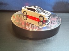 GREENLIGHT 1:64 2018 DODGE CHARGER SRT HELLCAT WHITE w/BLACK WITH LED LIGHTS
