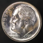 1947 S ROOSEVELT DIME FRESH FROM ORIGINAL ROLL -LOT 5457