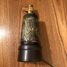 Vintage Newlyn Pottery Table Lamp Mid Century Stoneware Studio Refurbished