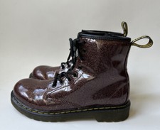 Dr Martens 1460 Glitter J Women's Rainbow Side Zipper Boots Size 5 -W54