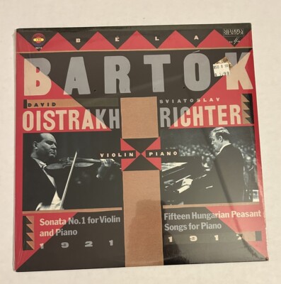 BARTOK SEALED OISTRAKH SVIATOSLAV RICHTER Sonata No 1 CBS BL 36712 LP 1972 1981