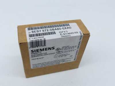 SIEMENS SIMATIC S7 Profibus Stecker 6ES7 972-0BA60-0XA0 ES: 2 (6313Z)