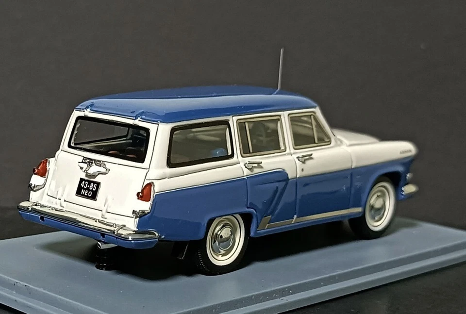 1/43 GAZ-M22 Volga 1960, white/blue USSR NEO - Image 3 of 4