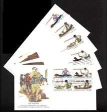 US FDC 1977 American Craftsmen 5 First Day Covers by Fleetwood Scott 1717-20  |