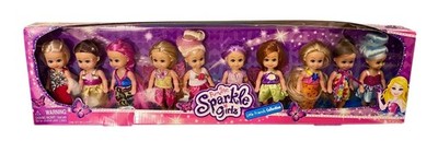 Funville Sparkle Girlz Little Friends Collection 10 Dolls