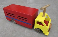 Camion porteur trotteur bois KIDDICRAFT 1960s jeu jouet ancien vintage pas dejou