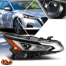 For 19-22 Nissan Altima OE Style Passenger Side LED Projector Headlight Chrome