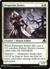 Desperate Sentry - Mystery Booster - NM - MTG