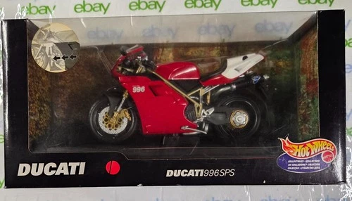 Hot Wheels 1999 Vintage 1/10 Scale Ducati 996 SPS Motorcycle