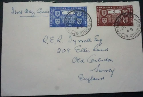Cover Ireland (Eire) 1947 FDC set