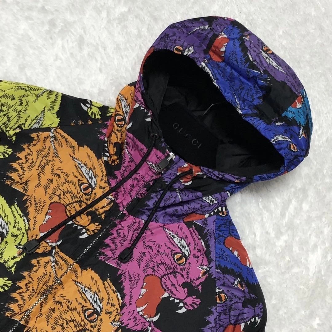 Giacca Gucci Psychedelic Panther Nylon Taglia 44 Ottima Usata Autentica