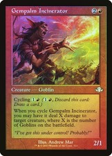MTG GEMPALM INCINERATOR RETRO FRAME FOIL Dominaria Remastered NM