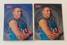 1998-99 Fleer Brilliants Mike Bibby RC Base & Blue Parallel- Vancouver Grizzlies