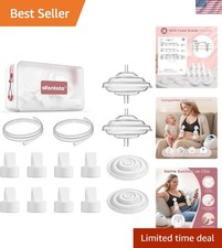 BPA-Free 14PCS Spectra Pump Parts Set with Backflow Protection - Safe Reliable
