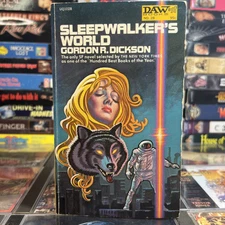 Sleepwalker's World by Gordon R Dickson 1972 DAW #28 Paperback 1st Print Sci-Fi