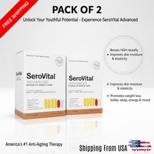 SeroVital Advanced Dietary Supplement 120 Capsules + 60 Tablets Pack of 2