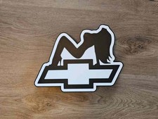 Chevrolet Bowtie Mudflap Girl Led Sign