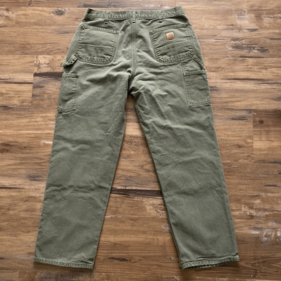 Carhartt B136 MOS Double Knee Work Pants Mens 36x32 (Fits 35x31
