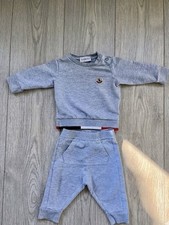 Moncler Grey Baby Tracksuit Set 9-12M Excellent Condition