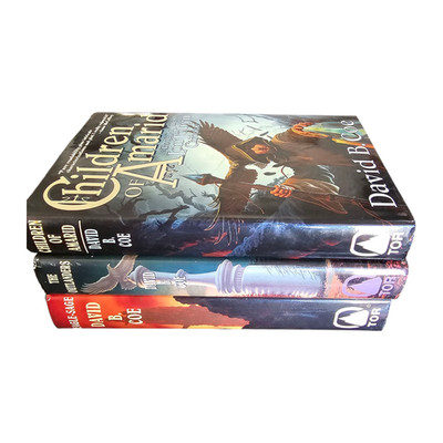 David B. Coe Lot of 3 Hardback Books - Winds of the Forelands / LonTobyn Saga -