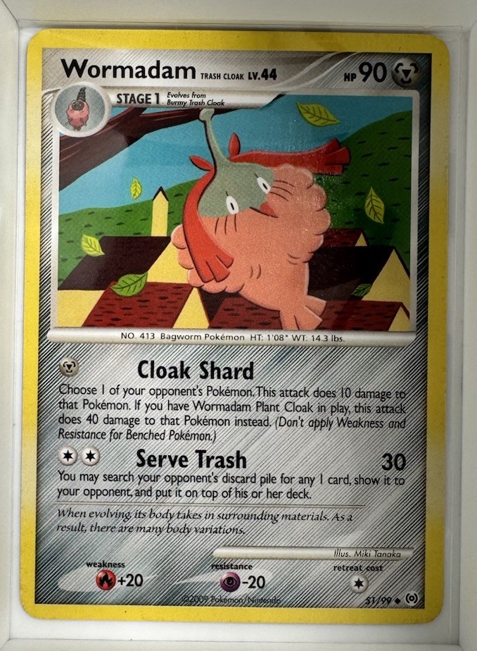 The Pokémon Company Pokémon TCG Wormadam Trash Cloak 51/99 Arceus Uncommon Engl…