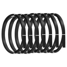 Bamboo Weaving Strips 7/16" x 10Ft 7 Pack Thin Flat Black