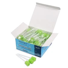 (50 Pack) Disposable Oral Swabs, Sterile Dental Sponge Swabsticks Unflavored for