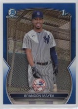2023 Bowman Chrome Prospects Blue Refractor 38/150 Brandon Mayea #BCP-188 3q5