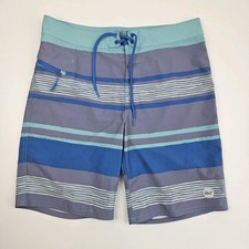 Vineyard Vines Board Shorts Men's 30 Striped Tech Swim Trunks Unlined 9" Inseam