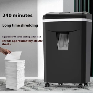 1625D Shredder Electric Commercial High Power Office Document de disque d'accueil Shredter