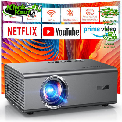4K Smart Beamer KOGATA GC357B Netflix HDR Kino Sound