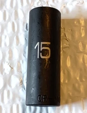 MATCO "ADV" BDP15M6V, 3/8" DRIVE, 15MM. IMPACT SOCKET, 2.5" DEEP, 6 POINT *NEW*